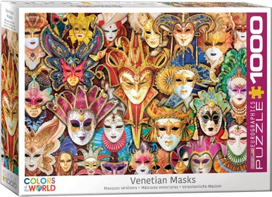 Eurographics 6000-5534 Venetian Mask 1000 Piece Puzzle