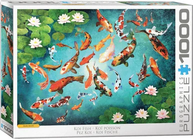 Eurographics 6000-5696 Koi Fish 1000 Piece Puzzle