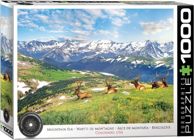 EuroGraphics 6000-5705 Mountain Elks 1000-Piece Puzzle