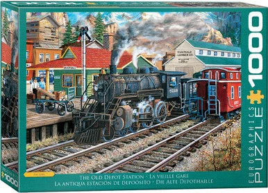 Eurographics 6000-5876 The Old Depot Station 1000 Piece Puzzle