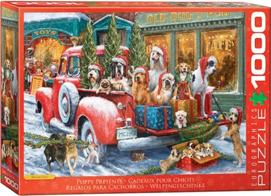 EuroGraphics 6000-5993 Puppy Presents 1000-Piece Puzzle