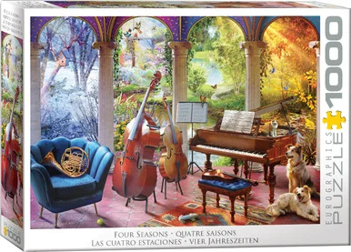 EuroGraphics 6000-6013 The Four Seasons of Music 1000-Piece Puzzle