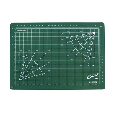 Excel Blades 60002 8.5" x 12" Green Self Healing Cutting Mat - Excel Hobby Blade