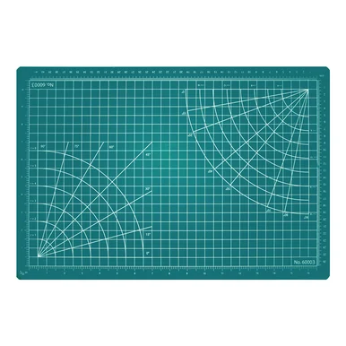Excel Blades 60003 12" x 18" Green Self Healing Cutting Mat - Excel Hobby Blade