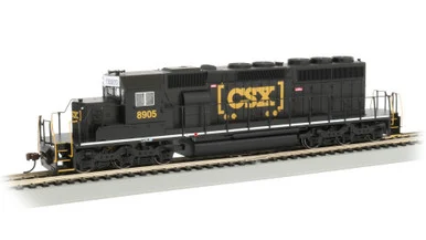 Bachmann 60917 HO EMD SD40-2 - CSX Black #8905