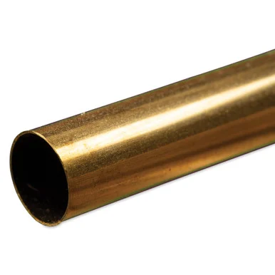 K&S Metals 8137 Round Brass Tube 7/16" OD x 0.014" Wall x 12" Long (1 Piece)