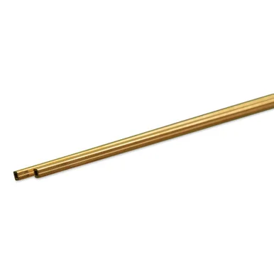 K&S Metals 8149 Square Brass Tube 1/16" SQ x 0.014" Wall x 12" Long (2 Pieces)