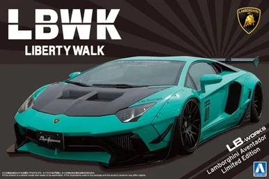 Aoshima AOS05995 #21 Lamborghini Aventador Limited Edition 1/24 Scale Model Kit