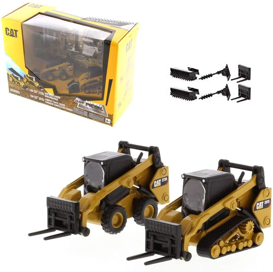 Caterpillar 272D2 Skid Steer Loader & Compact Track Loader 1:64 Scale Diecast Models - Diecast Masters