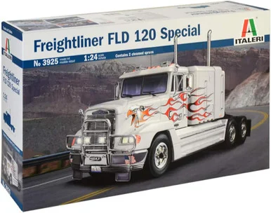 Italeri 3925 Freightliner FLD 120 Special Tractor Cab 1/24 Scale Model Kit