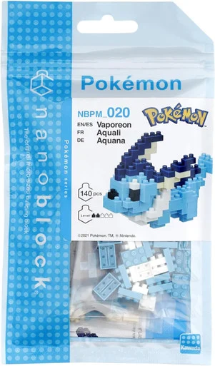 Nanoblock Kawada NBPM-020 Pokemon Vaporeon