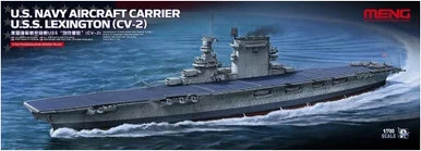 Meng PS-002 USS Lexington CV-2 USN Aircraft Carrier 1/700 Scale Model Kit