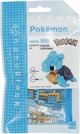 Nanoblock Kawada NBPM-009 Pokemon Lapras