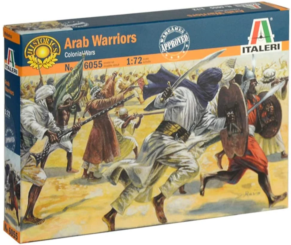 Arab Warriors Colonial Wars 1/72 Scale Plastic Figures - Italeri