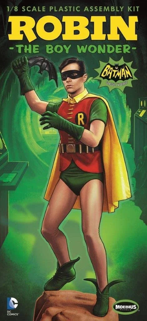 Batman 1966 Robin (Burt Ward) 1/8 Scale Model Kit - Moebius Models
