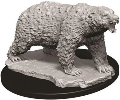 WizKids 73727 WizKids Deep Cuts Unpainted Miniatures: Polar Bear