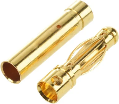 Hobbywurks HBYC2022 4mm Bullet Connectors, 3 Pair