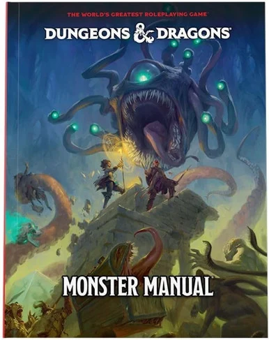Wizards of the Coast D37110000 Dungeons & Dragons RPG: Monster Manual Hard Cover 2024
