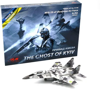ICM 72140 The Ghost of Kyiv MiG-29 Ukranian Air Force 1/72 Scale Model Kit