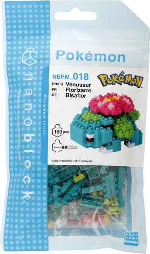 Nanoblock Kawada NBPM-018 Pokemon Venusaur