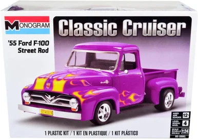Revell 85-0880 1955 Ford F-100 Street Rod 1/24 Scale Model Kit