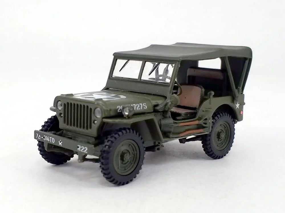 Willys MB Jeep 4 X 4 1:43 Scale Model - Cararama