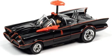Auto World SC358-4B Batman Classic TV Series Black Penguin Mobile HO Scale Slot Car