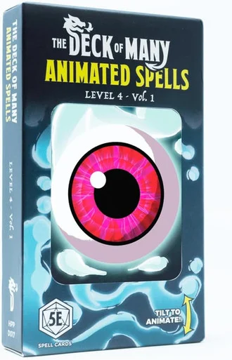 Hitpoint Press D017 The Deck of Many Animated Spells: Level 4 Volume 1 - Hit Point Press
