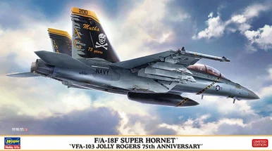 Hasegawa 02380 F/A-18F Super Hornet VFA-103 Jolly Rogers 1/72 Scale Model Kit