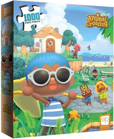 USAopoly USOPZ005650 Puzzle Animal Crossing Summer Fun 1000 Piece Jigsaw Puzzle