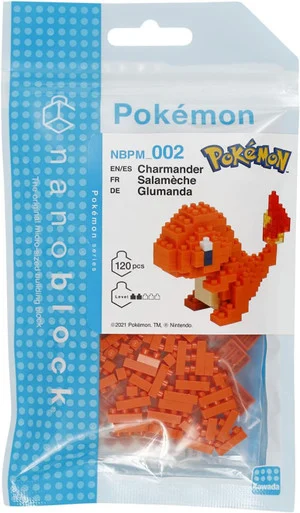 Nanoblock Kawada NBPM-002 Pokemon Charmander