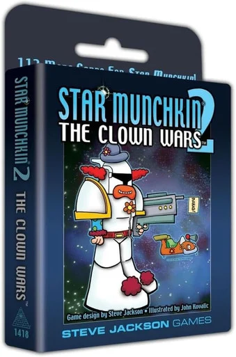 Steve Jackson Games SJG1418 Munchkin: Star Munchkin 2 Clown Wars