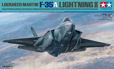 Tamiya 61124 Aircraft Lockheed F-35 A 1/48 Scale Model Kit