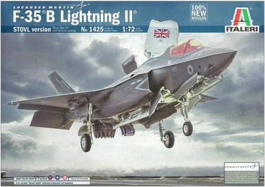 Italeri 1425 F-35B Lightning II STOVL Version Jet Fighter 1/72 Scale Model Kit