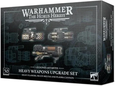 Warhammer 31-12 Warhammer: Legiones Astartes: Heavy Weapons Upgrade Set Heavy Flamers, Multi Meltas, And Plasma Cannon