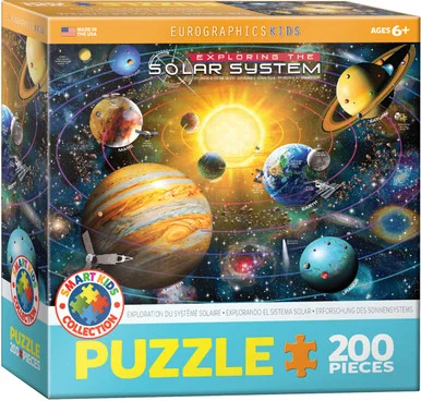 EuroGraphics 6200-5486 Exploring The Solar System, 200-Piece Puzzle