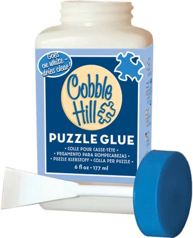 Cobble Hill 53701 Puzzle Glue 6oz. Bottle - Cobble Hills Puzzles