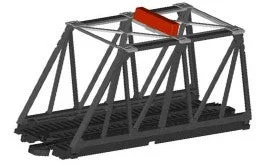 Bachmann 44473 HO EZ Track Truss Bridge w/ Blinking Light
