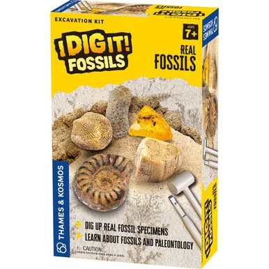 Thames & Kosmos 630461 I Dig It! Fossils - Real Fossils Excavation Kit