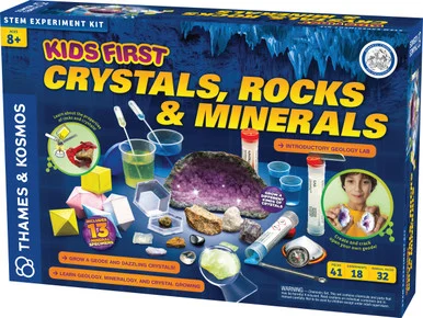 Thames & Kosmos 642113 Kids First: Crystals, Rocks, and Minerals Kit