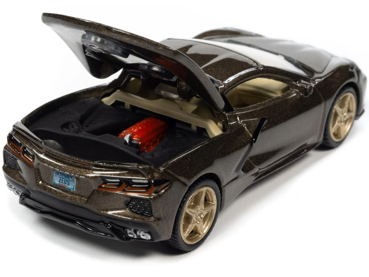 2020 Chevrolet Corvette Zeus Bronze Metallic "Sports Cars" Limited Edition 1/64 Diecast Model Car by Auto World - Autoworld