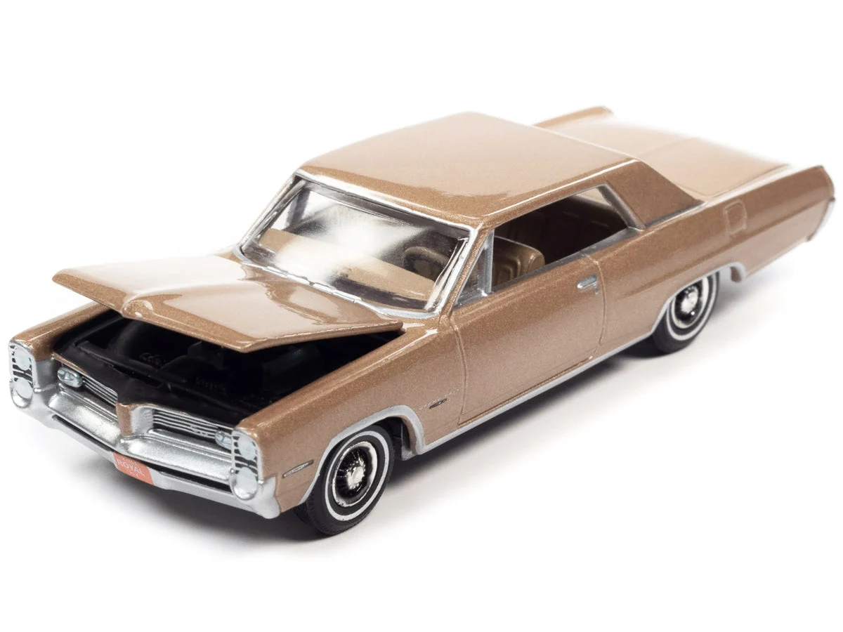 1964 Pontiac Grand Prix Royal Bobcat Saddle Bronze Metallic "Vintage Muscle" Limited Edition 1/64 Diecast Model Car by Auto World - Autoworld