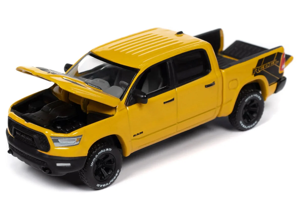 2023 Ram 1500 Rebel Havoc Edition Pickup Truck Baja Yellow "Muscle Trucks" Series 1/64 Diecast Model Car by Auto World - Autoworld