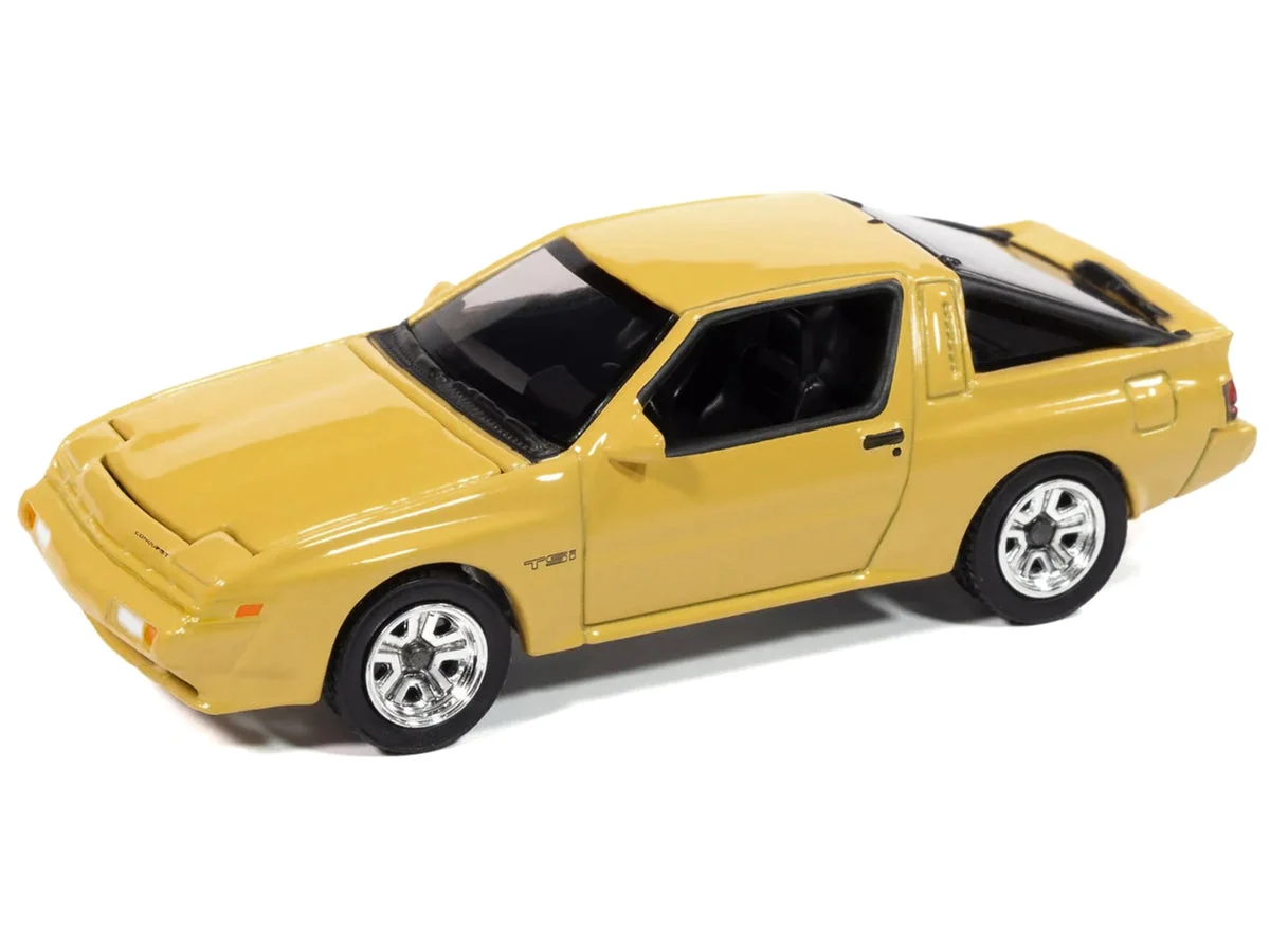 1988 Chrysler Conquest TSi San Marino Yellow "Modern Muscle" Series 1/64 Diecast Model Car by Auto World - Autoworld