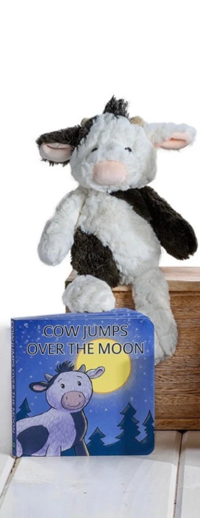 Mary Meyer Putty Nursery Cow & Cow Jumps Over The Moon Board book - Mary Meyer Corporation