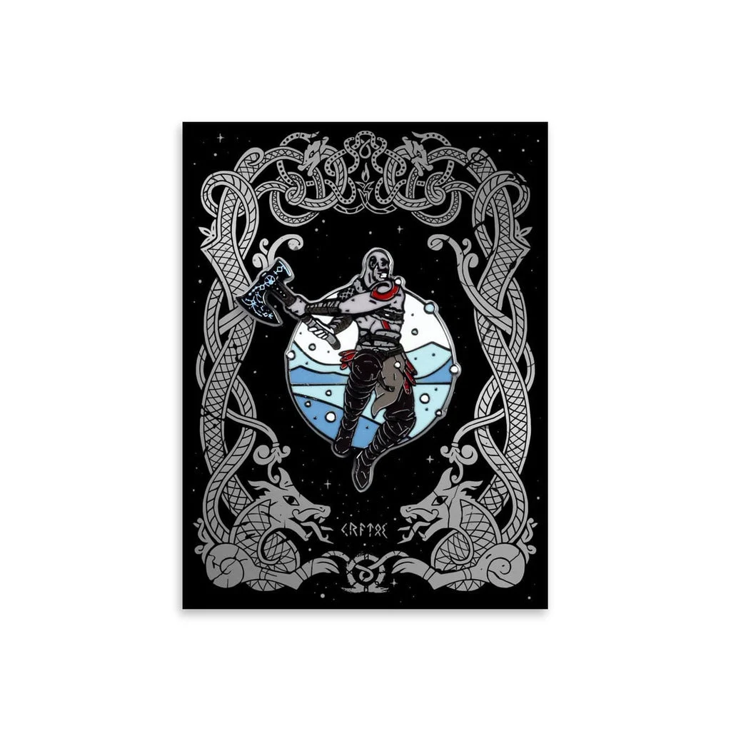 Kratos Enamel Pin - Nicolas Delort
