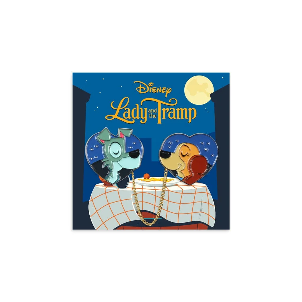 Lady and the Tramp Enamel Pin Set - Dave Perillo