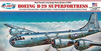 Atlantis Models H208 Boeing B-29 Superfortress 1/120 Scale Model Kit