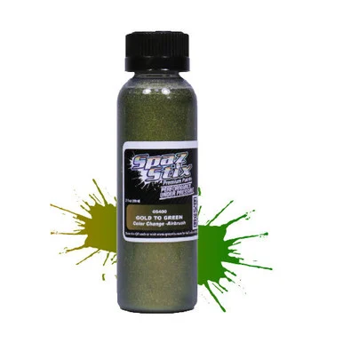 Spaz Stix 05400 Color Change Paint Gold / Green 2oz