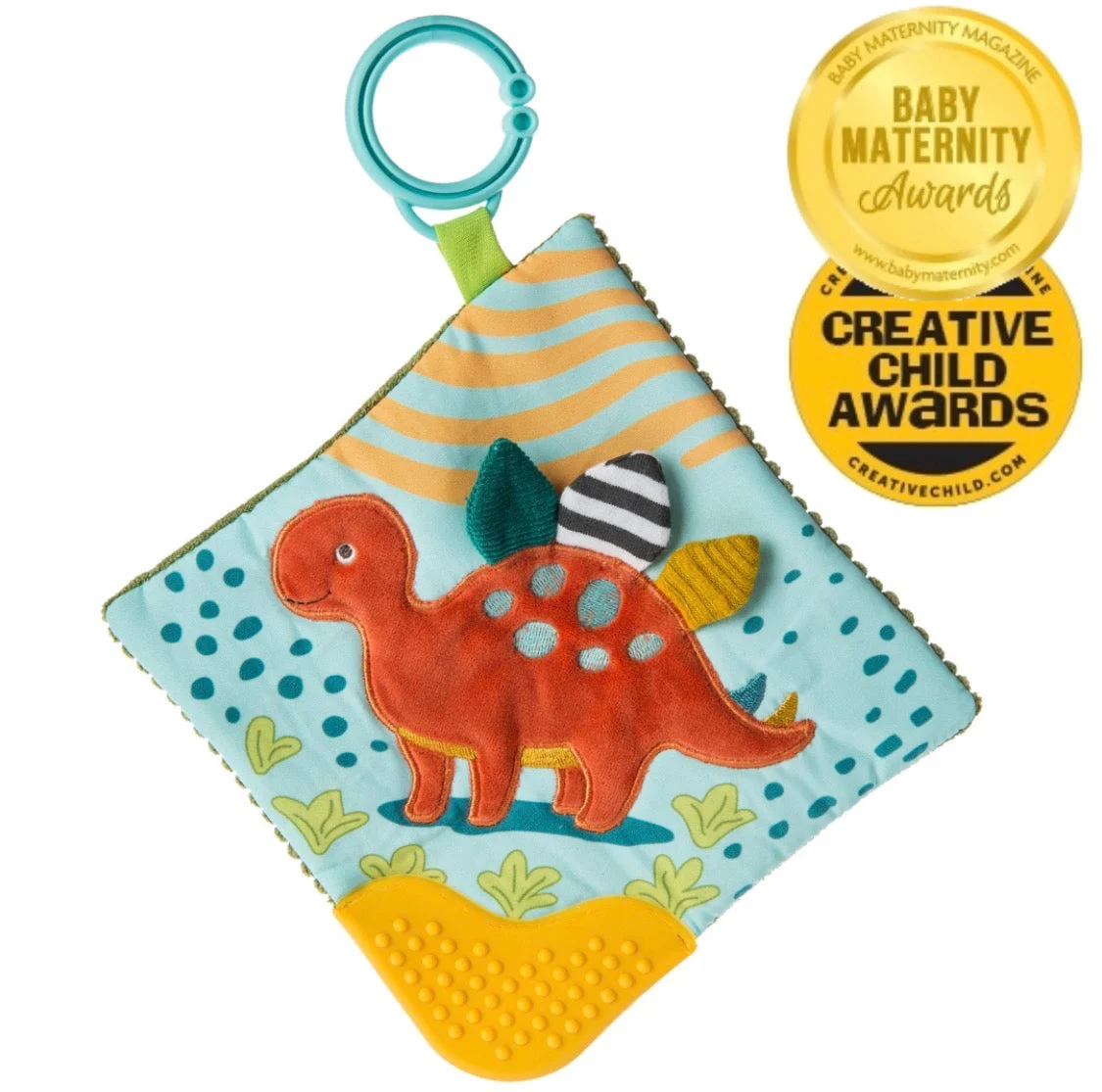 Mary Meyer Pebblesaurus Crinkle Teether - Mary Meyer Corporation